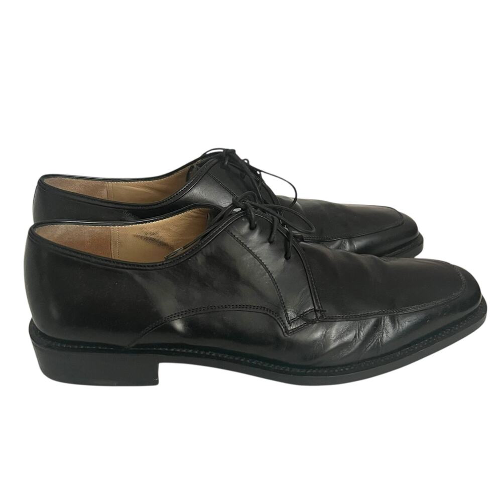 Salvatore Ferragamo Lavorazione Originale Black Oxford Dress Shoe Men Size 10.5 - Picture 14 of 16